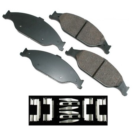 Akebono Proact Akebono ACT804 ProACT Ultra Premium Ceramic Pads ACT804